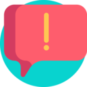 ui,electronics,speech bubble,communication,exclamation mark,message,bubble warp,problem,arroba mark